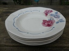 5 Assiettes creuses  Anciennes DIGOIN SARREGUEMINES Série BOULOGNE