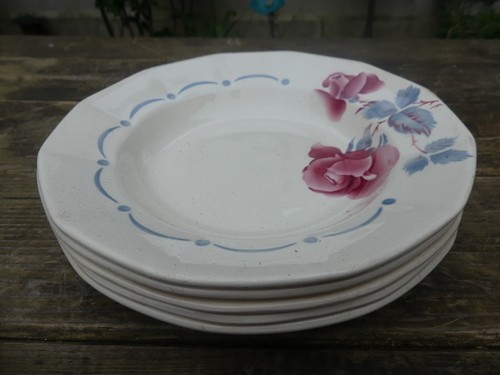 Assiettes creuses anciennes - 5,