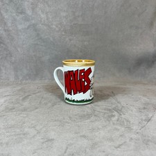 Vintage WALES Sheep Decorated Humorous Mug