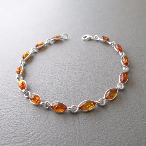 Bracelet avec ambre - , véritable