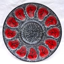 QUIMPER HENRIOT Vintage Oyster Platter Server Dish French Faience 1960