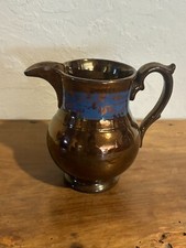 POT PICHET BROC CARAFE VINTAGE EN FAIENCE DE JERSEY LUSTRÉ SERVICE A CAFE THÉ