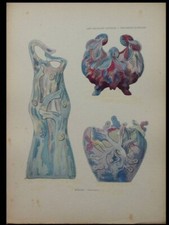 BOULEZ, CERAMIQUES ART NOUVEAU