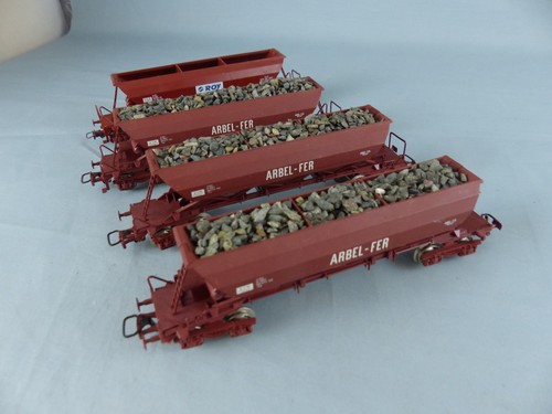 Jouef lot de 4 - jouef, wagons