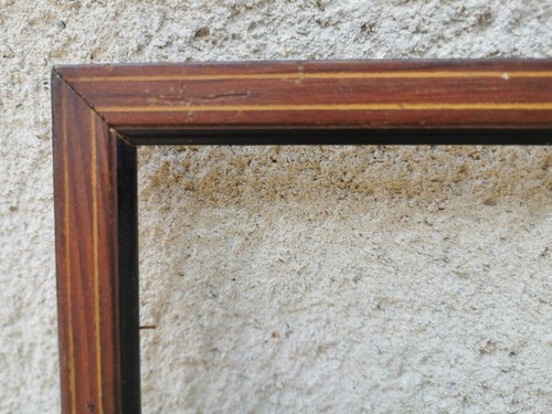 Cadre xixème marqueterie - xixème,