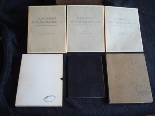 Manuscrits autobiographiques