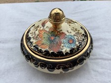 Grande Bonbonnière Céramique Hubert Becquet Quaregnon Modèle N ° 505  Vintage