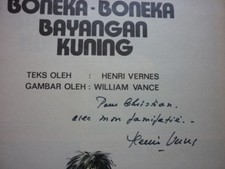 VANCE  / VERNE / BOB MORANE /  EN INDONESI   / 1986  +  DEDICACE    HENRI VERNES