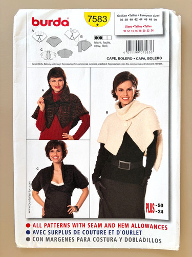Burda 7583 sewing pattern - burda,