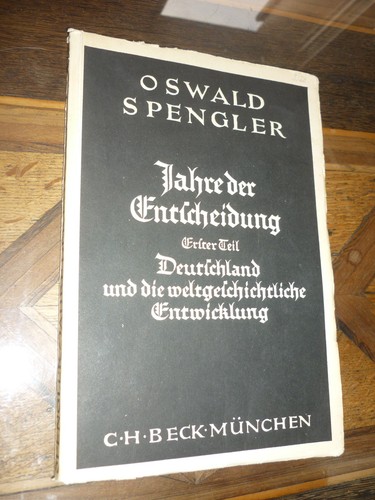 Spengler oswald jahre der - spengler,