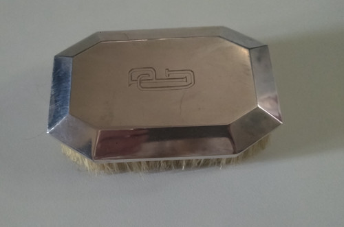 Brosse vêtement argent - brosse,