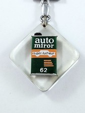 PORTE-CLÉS - Bourbon - AUTO MIROR Super Lustreur - BIDON Inclusion 3D - 1960s