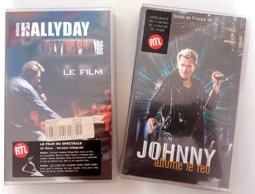 Vhs neuves johnny - neuves, hallyday