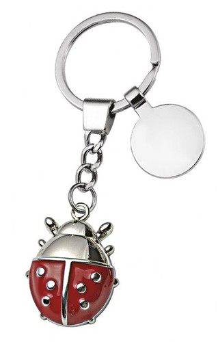 Porte clés coccinelle - porte-clés, rouge