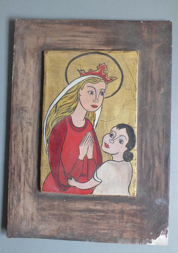 Icone naive pop art - art, sur
