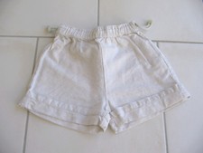 Short KIABI 4 ans beige taille élastique  lin et coton