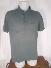 Polo coton kaki effet délavé léger NAPAPIJRI M logo brodé manches courtes