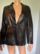 SKIN VALLEY PARIS veste en cuir noir taille 38