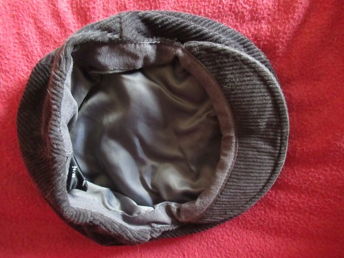 Casquette plate velours - casquette,