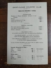 Ancien tableau des cotisation