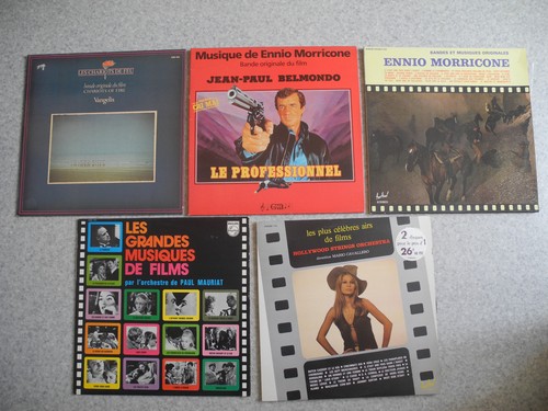 Lot disques vinyles 33t bandes - 33t,