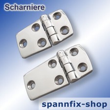 Charnière 56x38 MM 76x38 MM V4A Inox Moulage Yacht Bateau A4 Charnières Niro