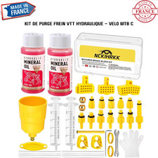 Kit Purge Frein VTT MTB, Kit de Purge de Frein à Disque Hydraulique de Vélo C