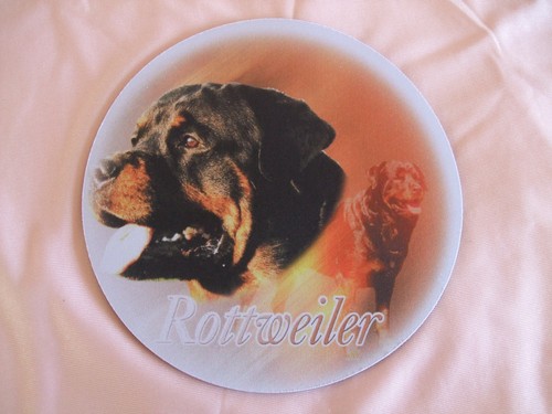 Tapis souris rottweiler - -,
