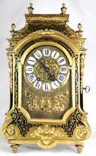 MAGNIFIQUE PENDULE RELIGIEUSE LXIV  MARQUETERIE BOULLE CARTEL 17è CLOCK KAMINUHR