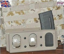 Mou Rigide Étui 6094 Gilet Intérieur pour 3 Pmag Série M Revue Fauve Sable Dé Qd