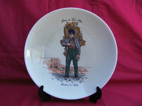 Assiette metiers vieux - assiette,