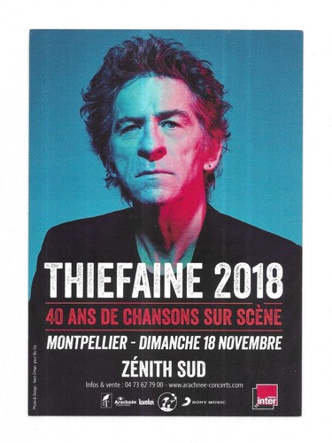 Rare flyer thiefaine en - rare,
