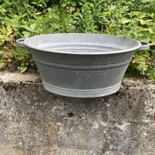 Petite bassine baignoire zinc