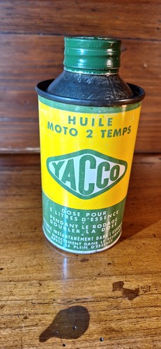 Flacon huile yacco moto 2 - d'huile,