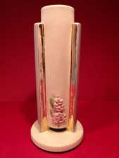 Vase art déco 1930 faience signé La Tour France hauteur 26,5 cms