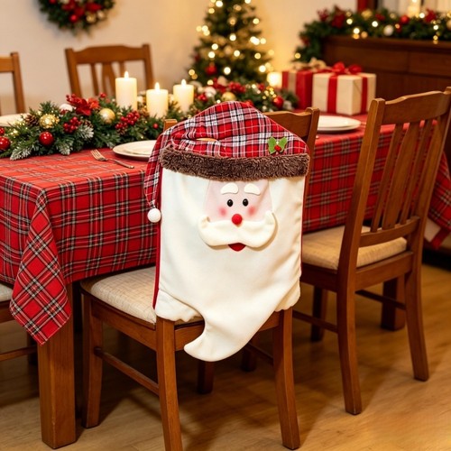 Housse chaise père noël - chaise,
