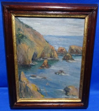 Tableau Ancien Huile Paysage