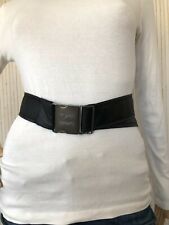 LUISA CERANO Ceinture en tissu Noire CEBR026