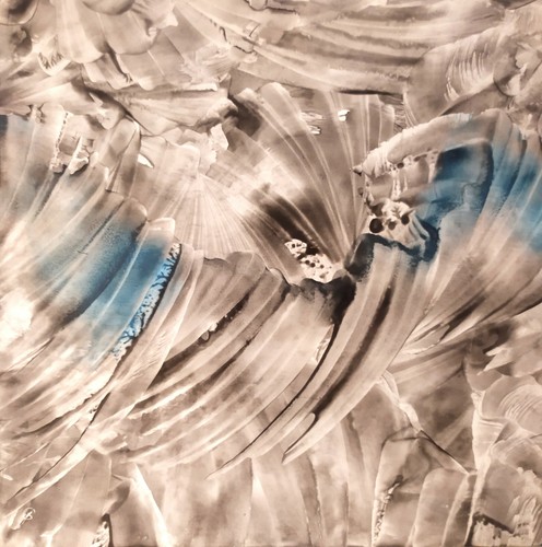 Tableau art abstrait - abstrait, cire