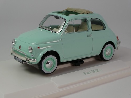 Norev fiat 500 - bleu, pastel