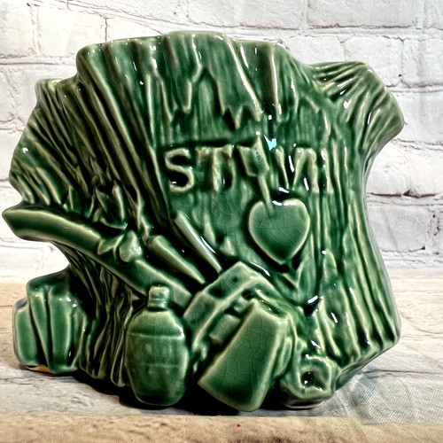 Vintage mccoy poterie verte - vintage,
