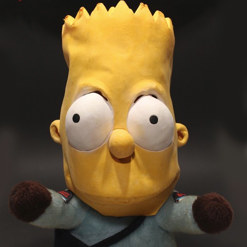 Bart simpson mask vintage 1990 - simpson,
