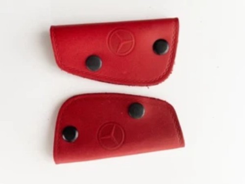 Porte clés cuir véritable - en,