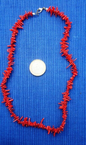 B14 collier corail rouge - corail,