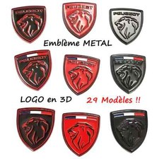 Logo insigne Emblème Metal Sticker Autocollant PEUGEOT Ecusson Auto Voiture