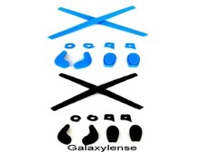 Earsocks Nez Tampons Caoutchouc Kits Oakley Juliet, Penny, Mars, X Noir/Bleu