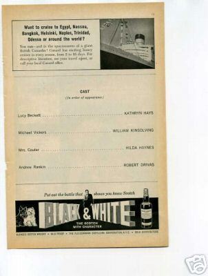 Black white scotch whisky ad - white,