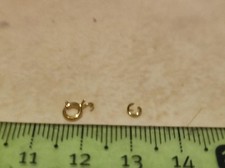 fermoir 9 carats + anneau or