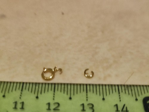 Fermoir carats anneau or - fermoir, 9
