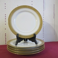 5 assiettes plates porcelaine